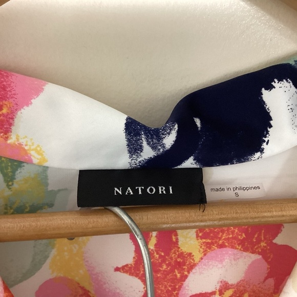 Natori Womens Floral Satin 2pc Pajama Set Size S Designer Chic Silky Ankle Pant - Picture 14 of 16